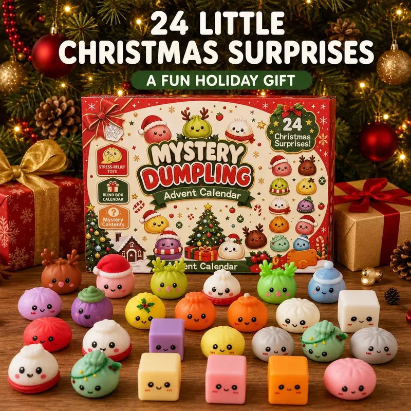 Christmas Advent Calendar Dumpling Toys