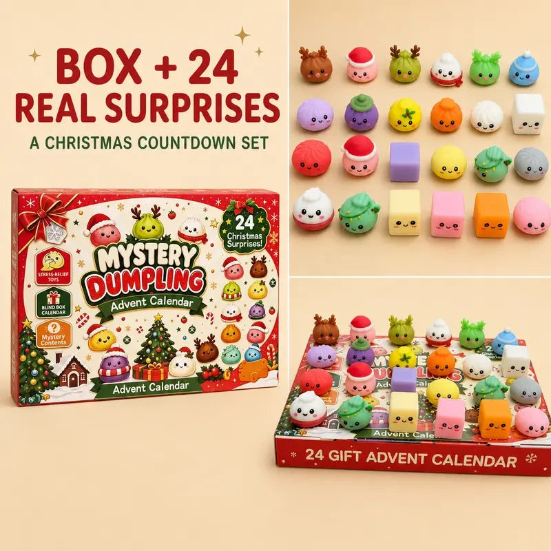 Christmas Advent Calendar Dumpling Toys