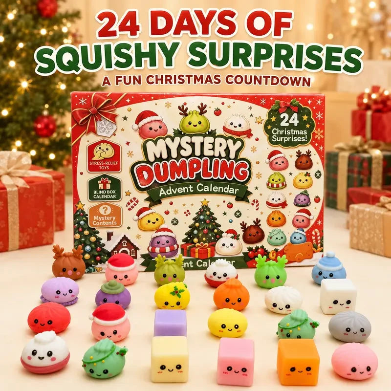 Christmas Advent Calendar Dumpling Toys