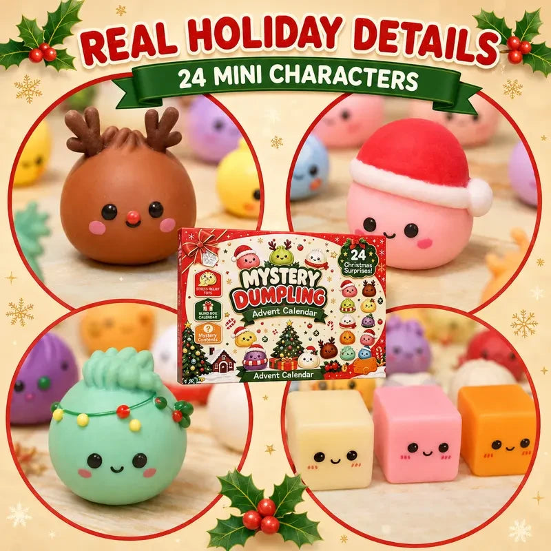 Christmas Advent Calendar Dumpling Toys