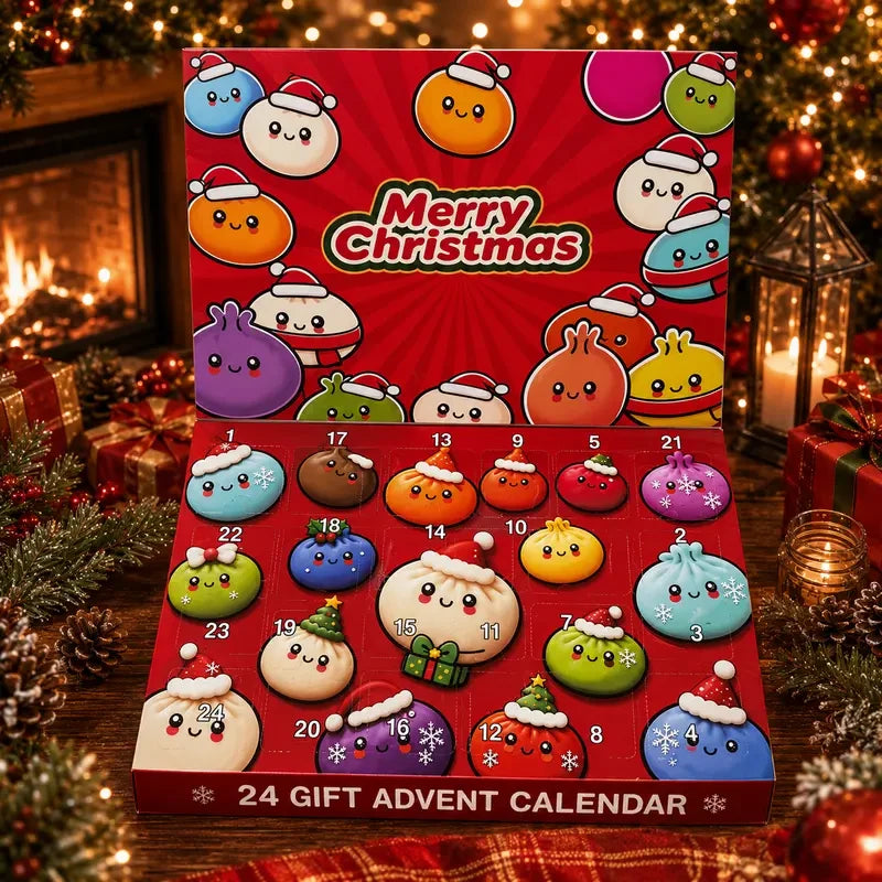 Christmas Advent Calendar Dumpling Toys